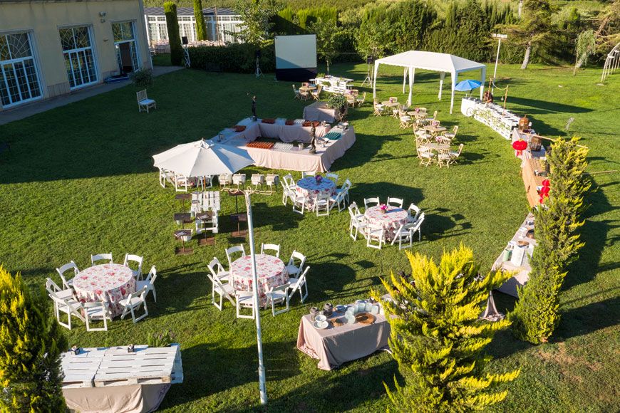 Celebración en los Jardines de Finca Prats Hotel Golf & Spa