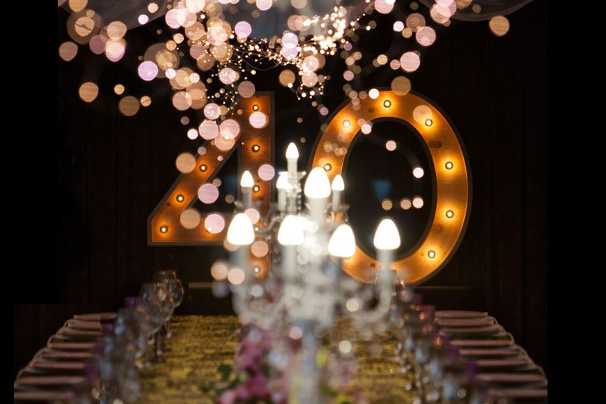 Detalle decoración mesa